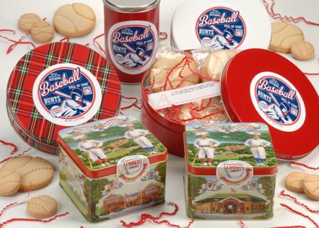 HALL OF FAME  baseball cookies and tins