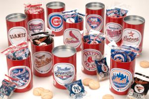 Baseball Cookie Punt packs are available for all MLB teams, and our National Baseball Hall of Fame gift line